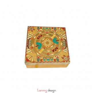 Co Loa ancient citadel square lacquer box 15x15x6 cm